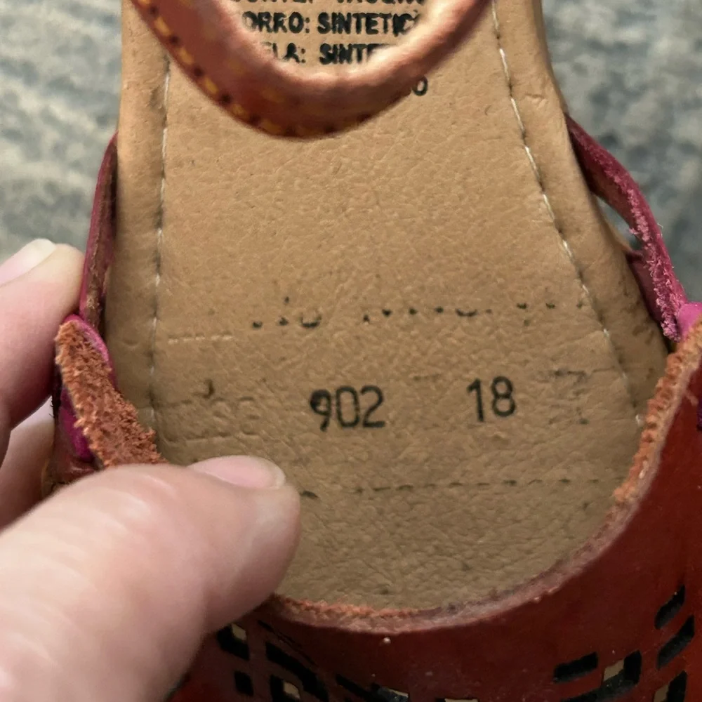 Girl’s huaraches‎ Mexican shoes